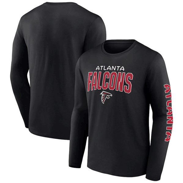 Atlanta Falcons Black Go the Distance Long Sleeve T-Shirt